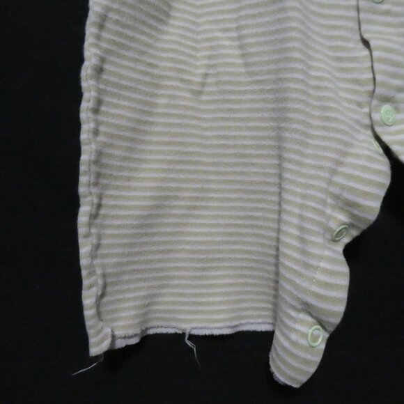 GAGOU TAGOU | 6/9 months | Striped Full Snap Button Closure Body Suit / Onesie - Picture 7 of 14